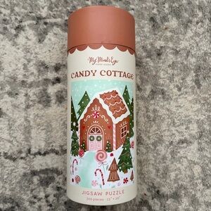 Gingerbread Christmas Puzzle, Candy Cottage Jigsaw Puzzle , 300 piece puzzle